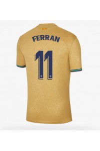 Barcelona Ferran Torres #11 Voetbaltruitje Uit tenue 2022-23 Korte Mouw